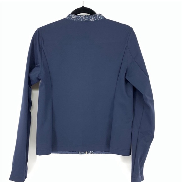 Lululemon Women’s V-Neck Zip Up Navy Blue Quilted Lightweight Coat Jacket Sz 4 - Picture 3 of 7